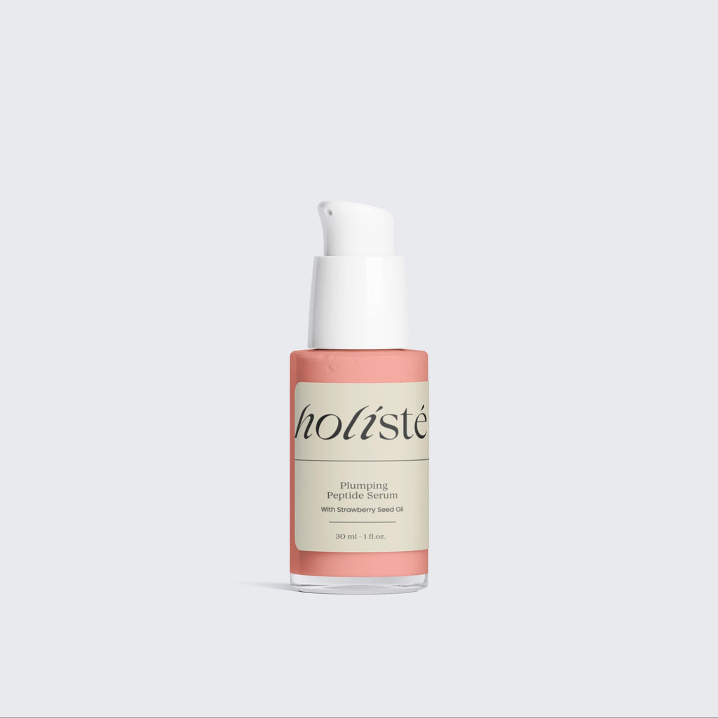 Plumping peptide serum with strawberry seed oil