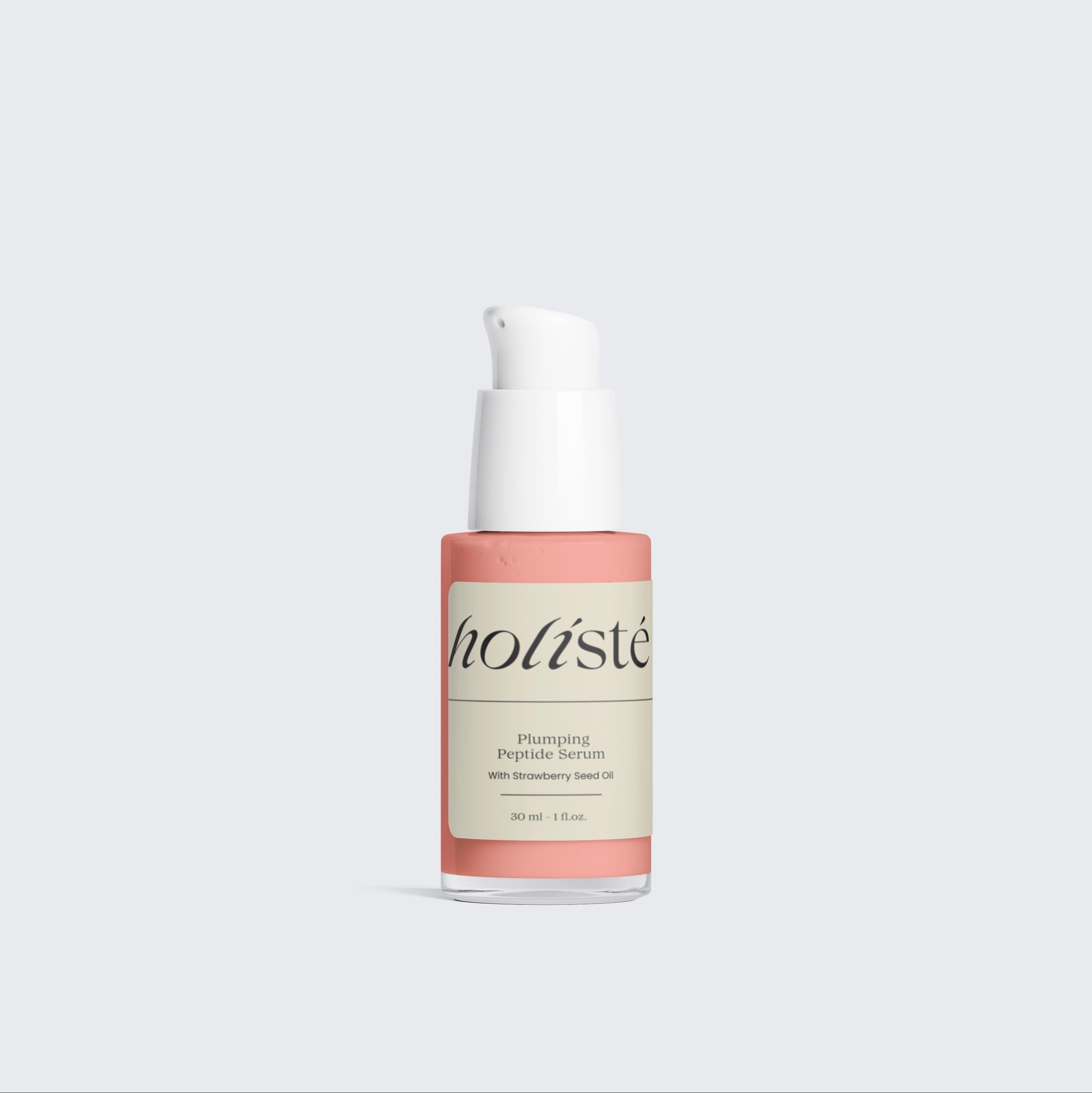 Plumping peptide serum with strawberry seed oil