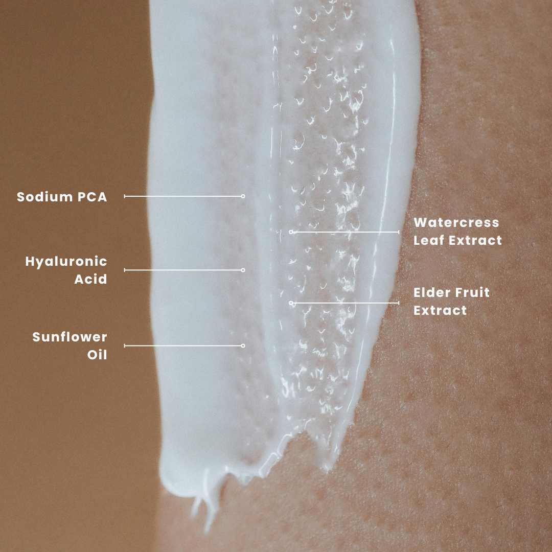Collagen boosting serum with hyaluronic acid