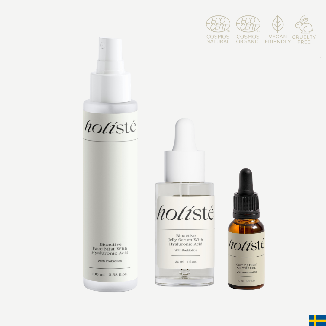 HOLISTÉ PREBIOTICS SOOTHING TRIO WITH CALMING CBD OIL