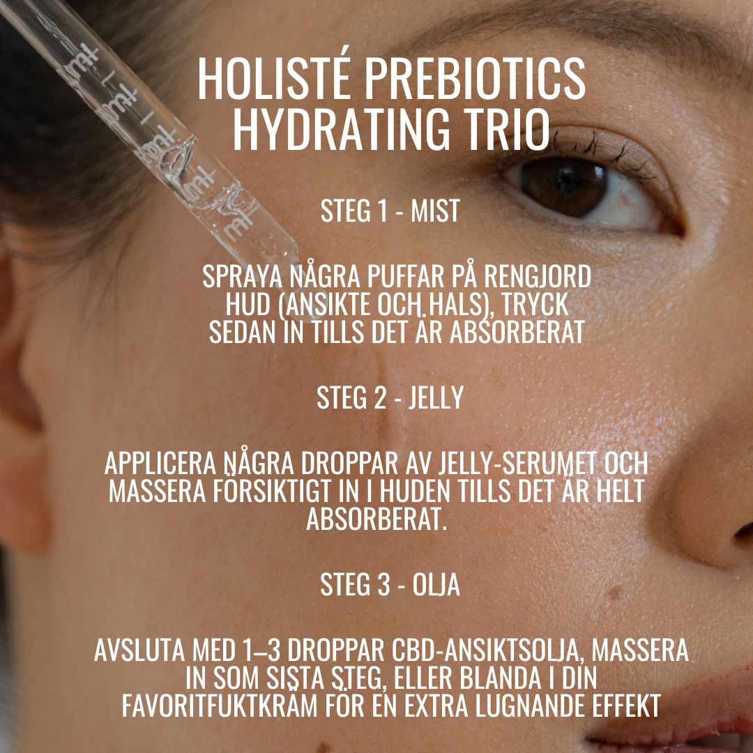 HOLISTÉ PREBIOTICS SOOTHING TRIO WITH CALMING CBD OIL
