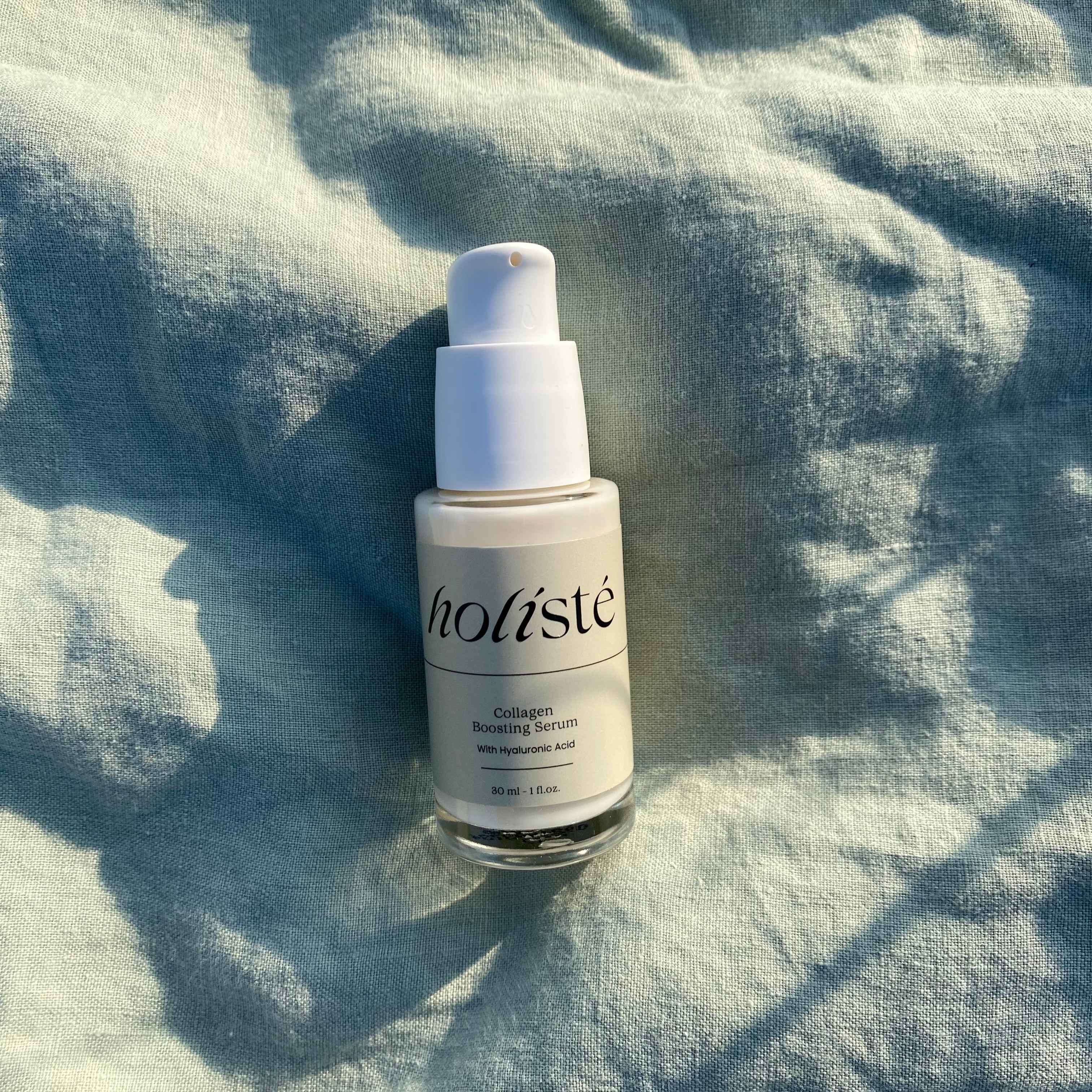 Collagen boosting serum with hyaluronic acid
