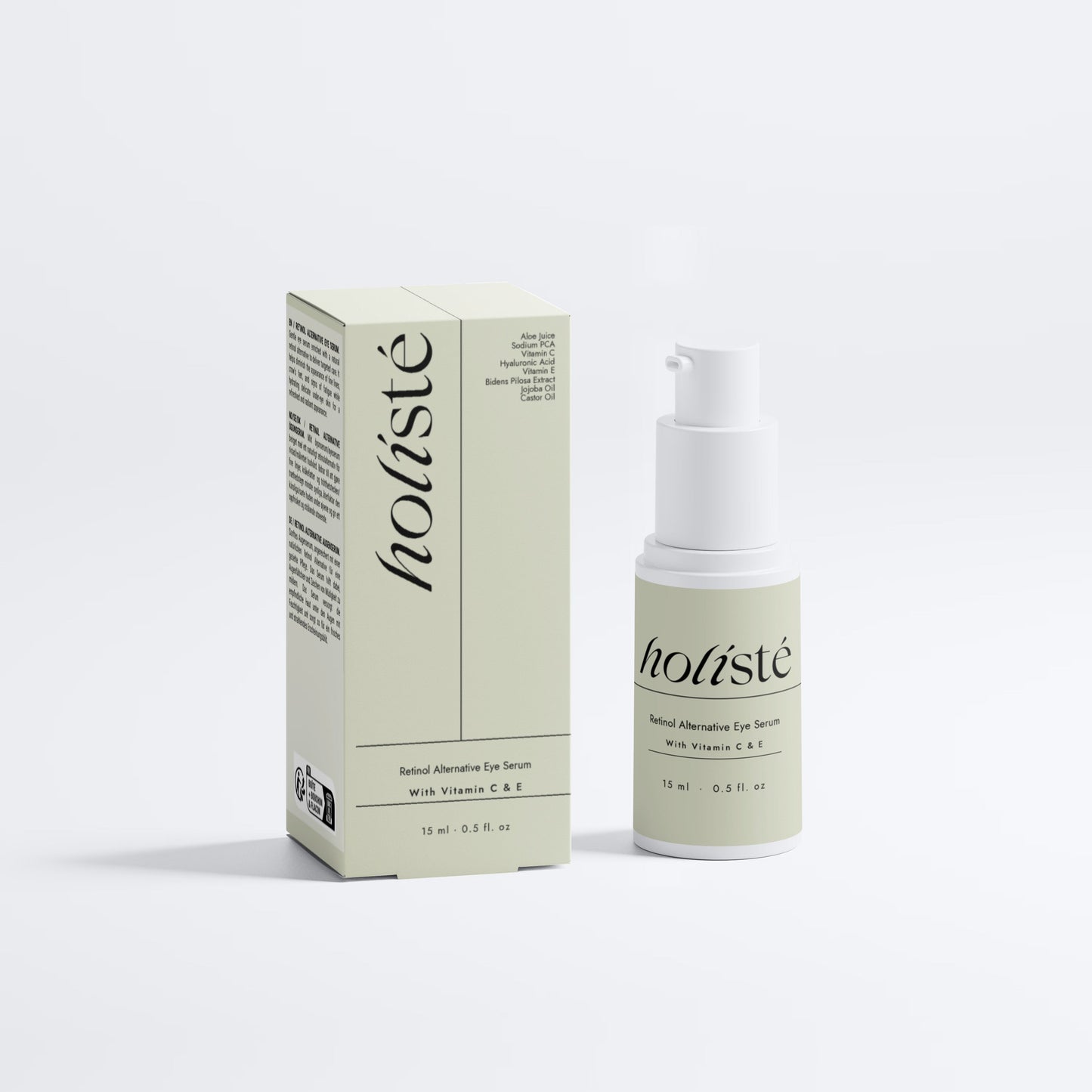 Retinol Alternative Eye Serum with Vitamin C & E