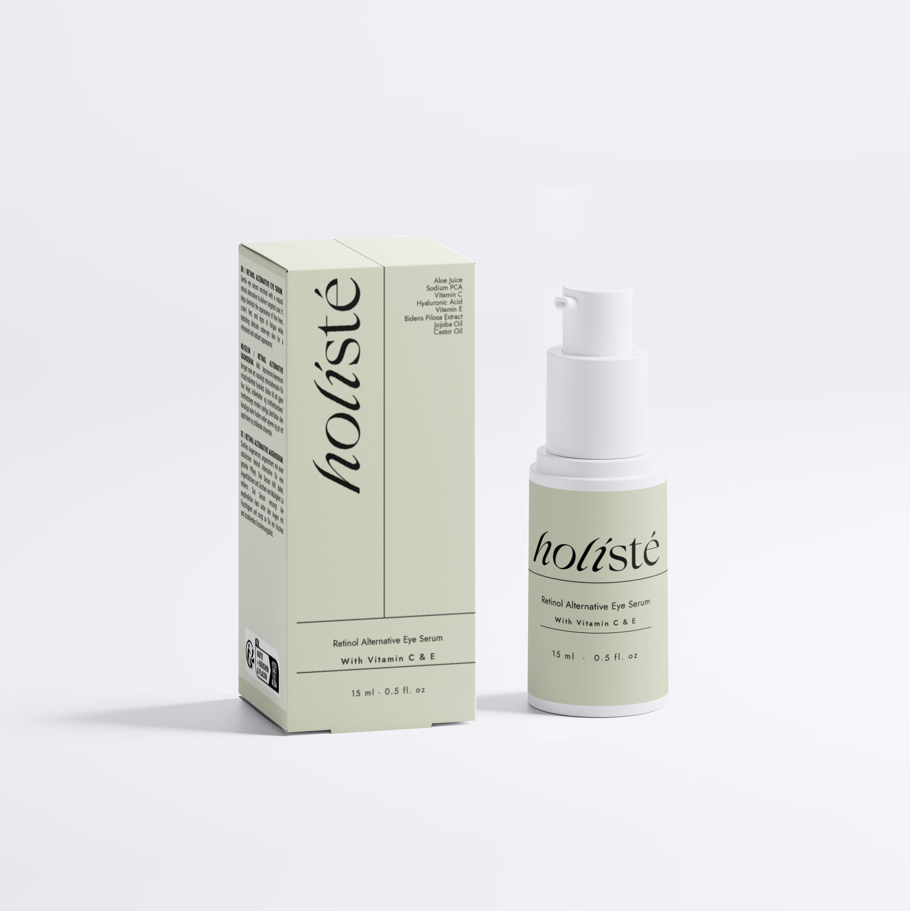 Retinol Alternative Eye Serum with Vitamin C & E
