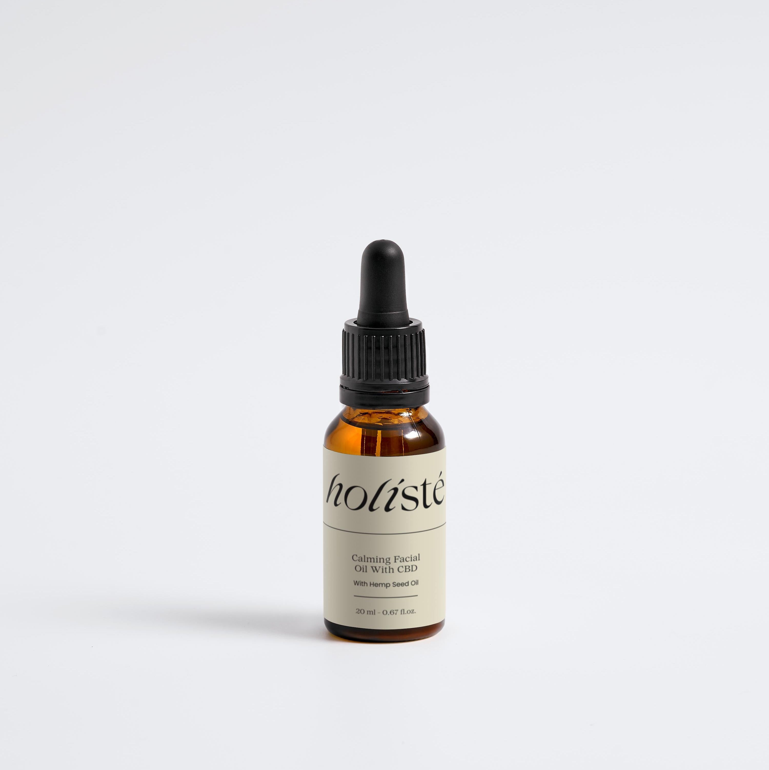 CBD calming facial oil