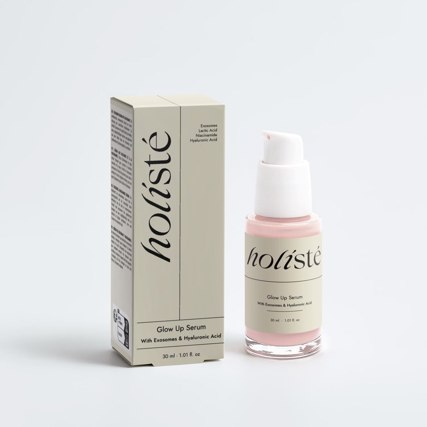 Glow up Serum with Exosomes and Hyaluronic Acid