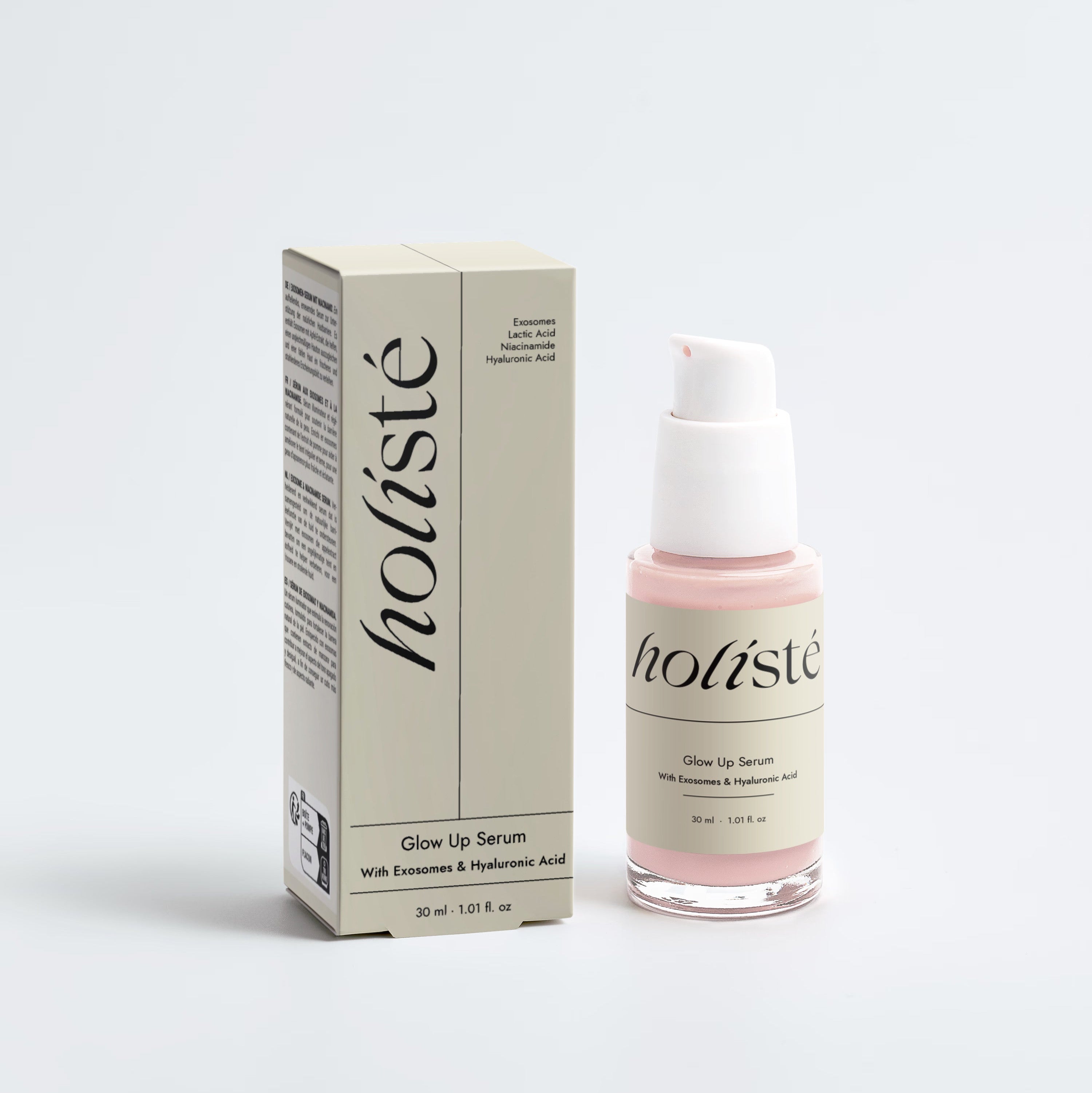 Glow up Serum with Exosomes and Hyaluronic Acid