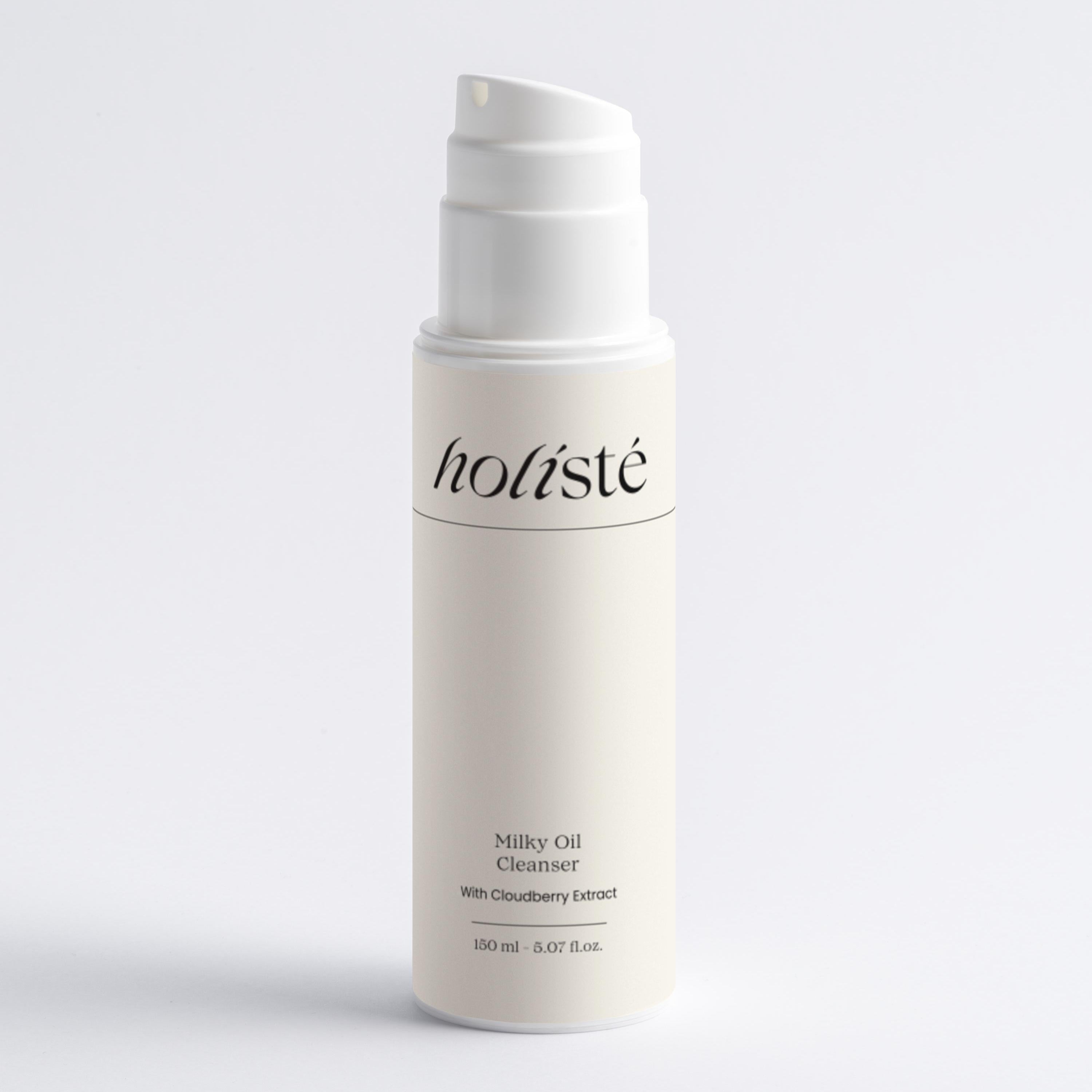 Milky oil cleanser with cloudberry extract